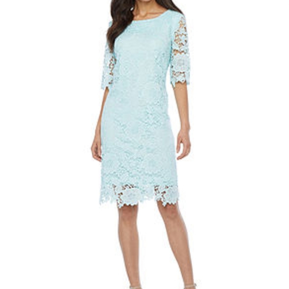 Cute Mint Lace Dress